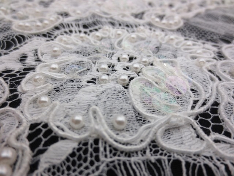 Beaded Alençon Lace2