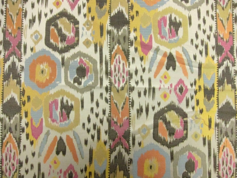Viscose Blend Ikat 0