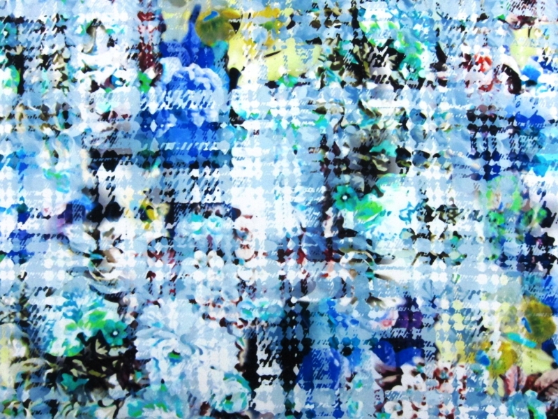 Printed Silk Charmeuse0