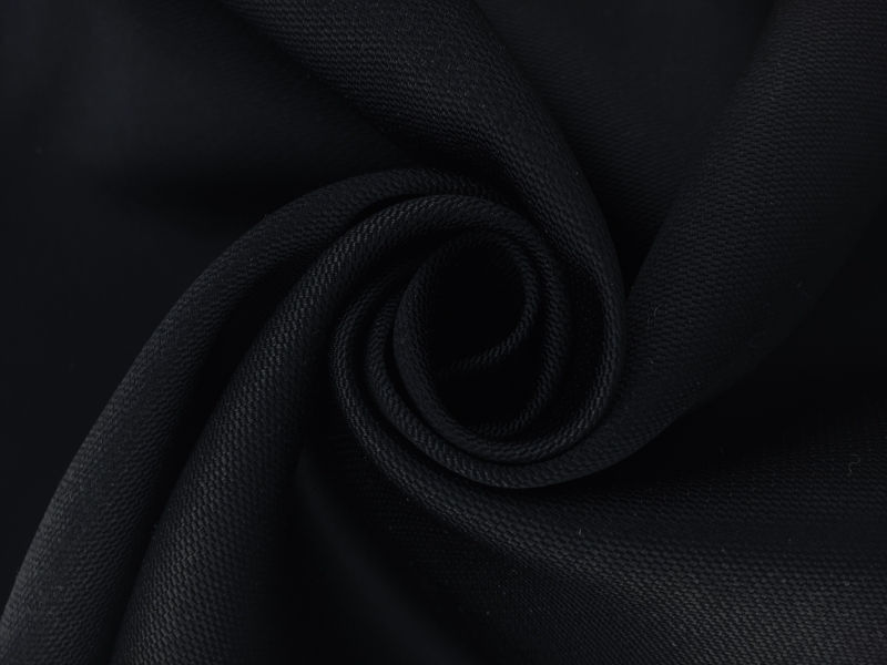 Silk Barathea in Midnight Navy0