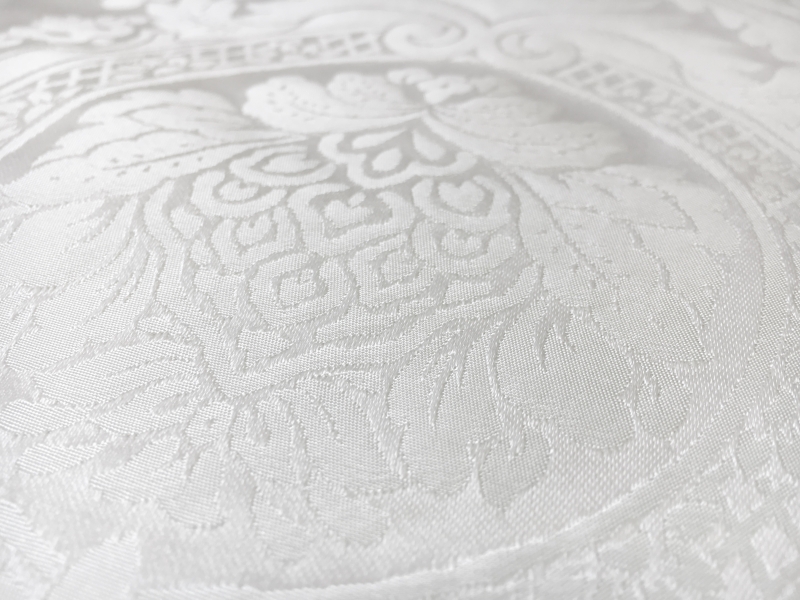 Silk Damask Brocade with Vintage Regal Patterns0