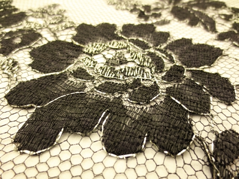 Metallic Chantilly Lace2
