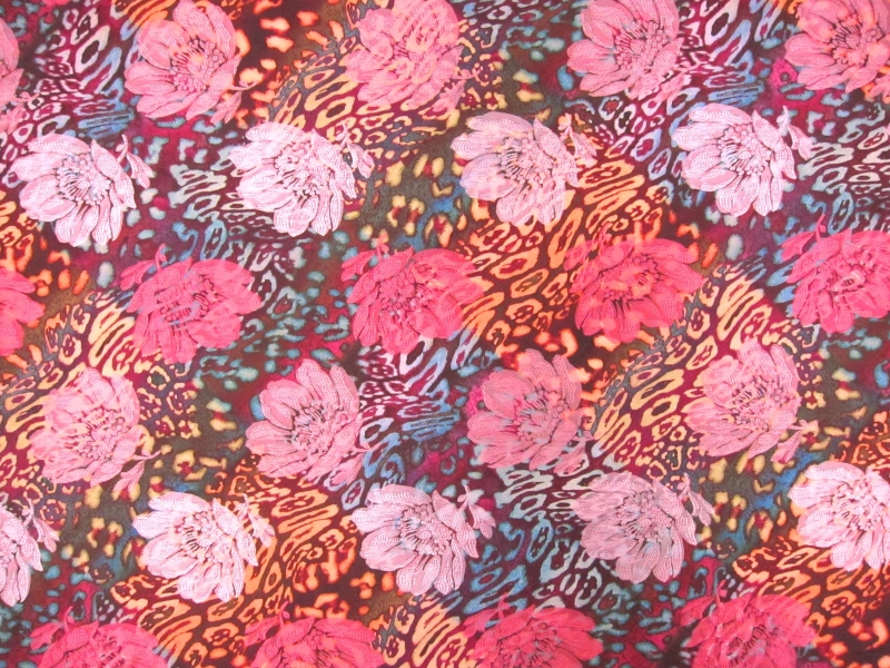 Silk and Rayon Brocade0