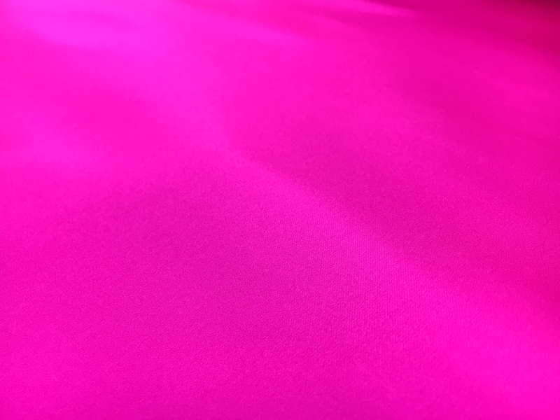 Italian Silk Duchesse Satin Hot Magenta1