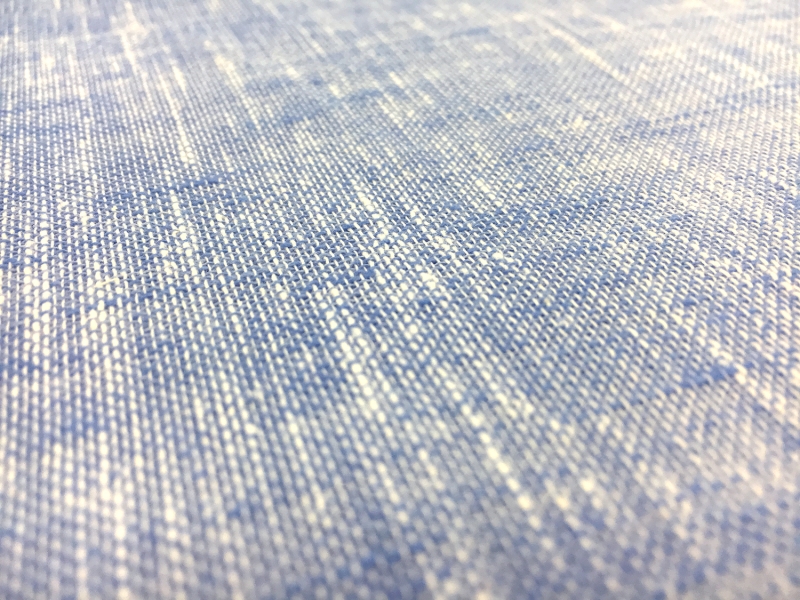 Extra Wide Poly Cotton Sheer Mesh in Blue2