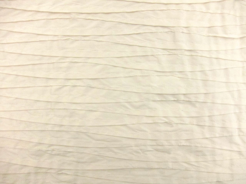 Tucked Silk Shantung0