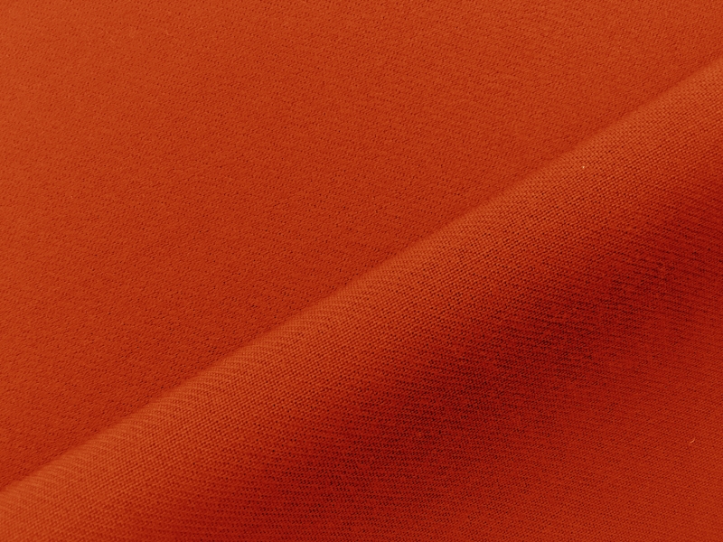Italian Wool Satin Faille in Burnt Orange0