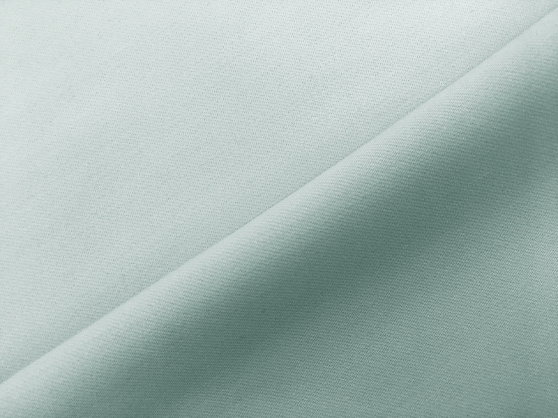 Italian Wool Satin Faille in Aquamarine0