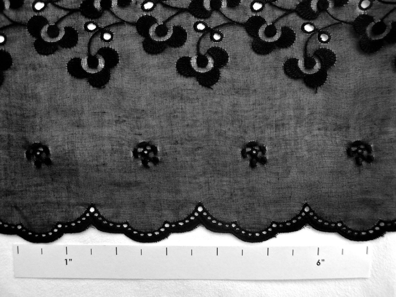 Swiss Cotton Voile Eyelet2