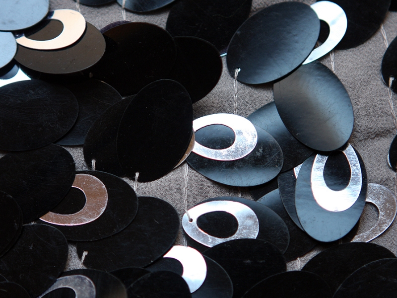 Novelty Paillettes on Silk Chiffon2