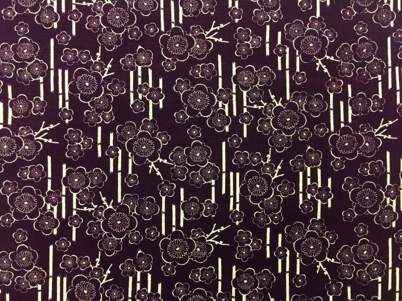 Japanese Cotton Floral Print0
