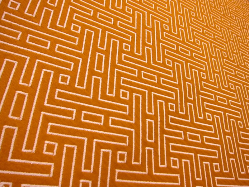 Cotton Blend Upholstery Labyrinth Brocade2