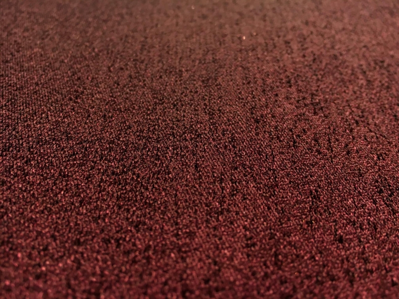 Silk Blend Metallic Crepe in Raspberry1
