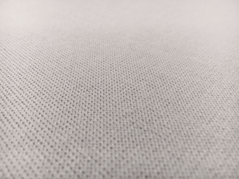 Poly Viscose Blend Knit in Silver0