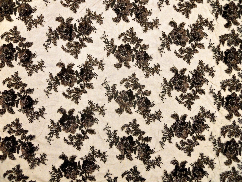 Beaded Embroidered Illusion0