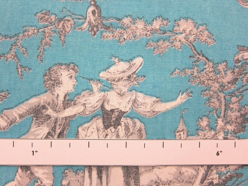 Cotton Toile de Jouy Print1