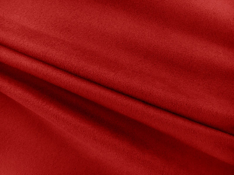 Stretch Suede with Scuba Backing in Red0