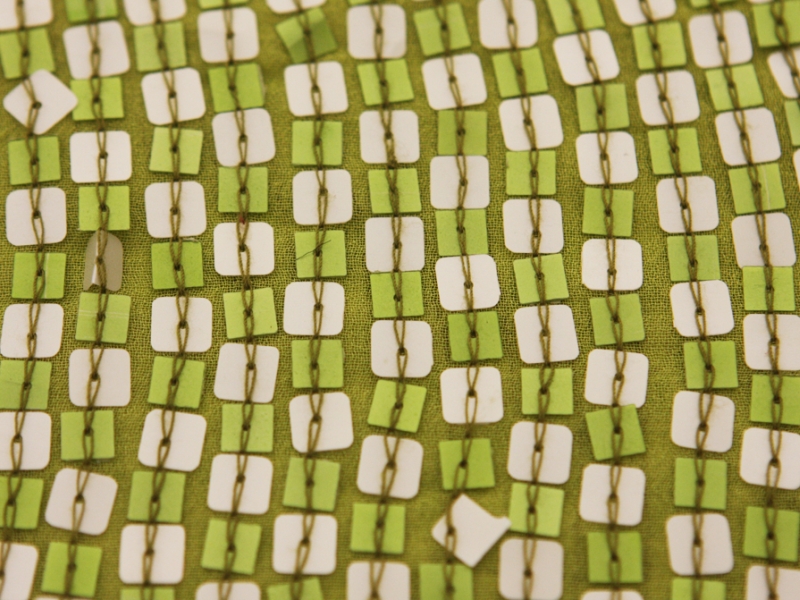 Sequins on Silk Chiffon2