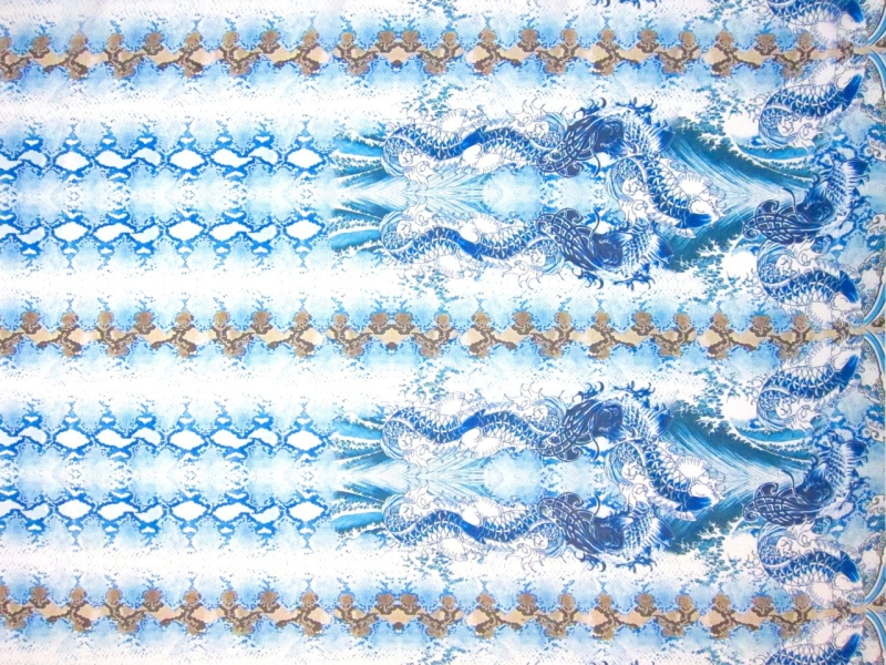 Printed Silk Chiffon0