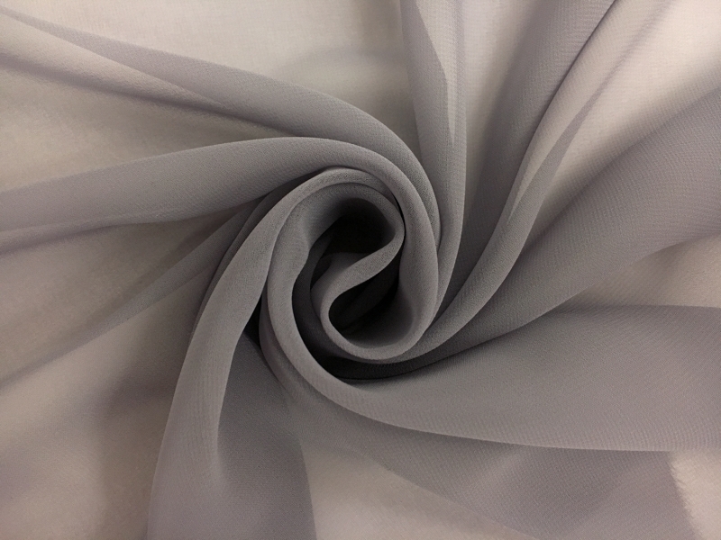 Japanese Polyester Chiffon in Taupe Grey1
