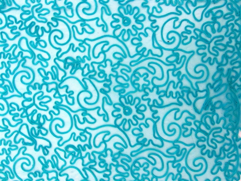 Soutaché Embroidered Tulle0