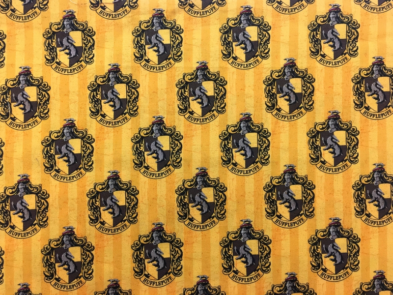 Harry Potter Hufflepuff Cotton Print0