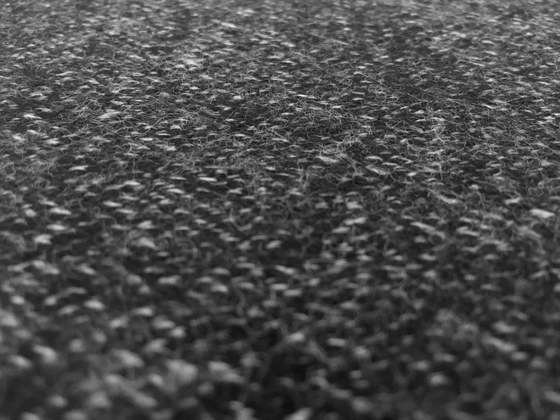 Virgin Wool Felted Knit Tweed1