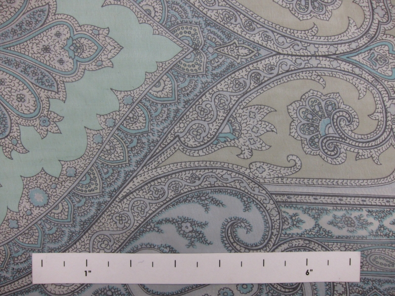 Printed Iridescent Silk Chiffon0