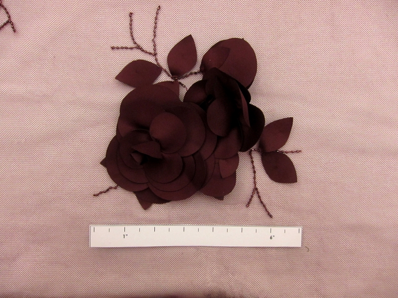 Flower Appliqué on Tulle Panel4