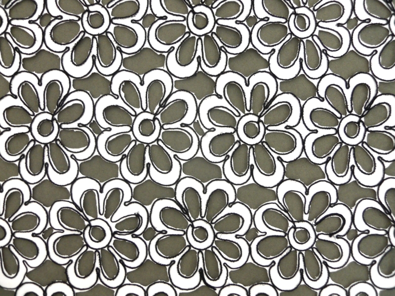 Laser Cut Corded Satin0