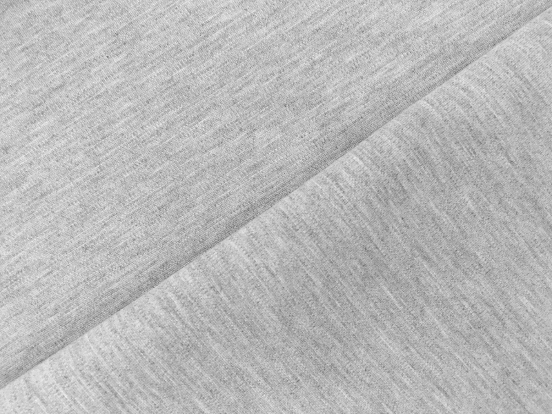 Rayon Nylon and Spandex Doubleface Ponte in Heather Grey0