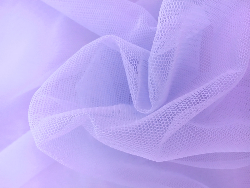 Nylon Bobbinet in Lilla0