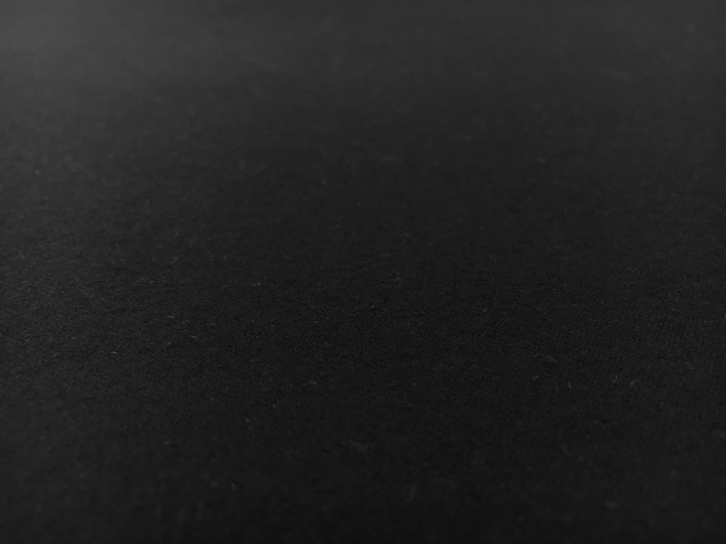 Italian Virgin Wool and Nylon Jacketing in Black0