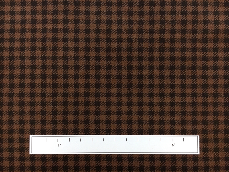 Italian Virgin Wool Shepherds Check in Rosewood2