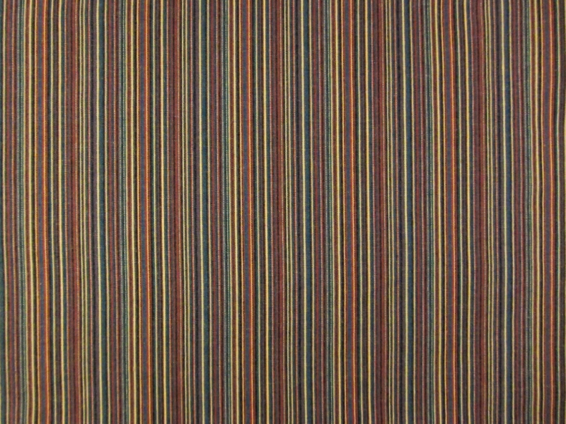 Cotton Canvas Multi Stripe0