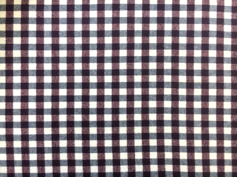 Cotton Wool Blend Flannel Check0