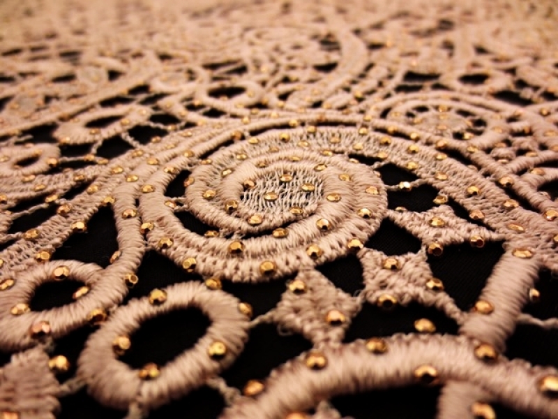 Metallic Guipure Lace2