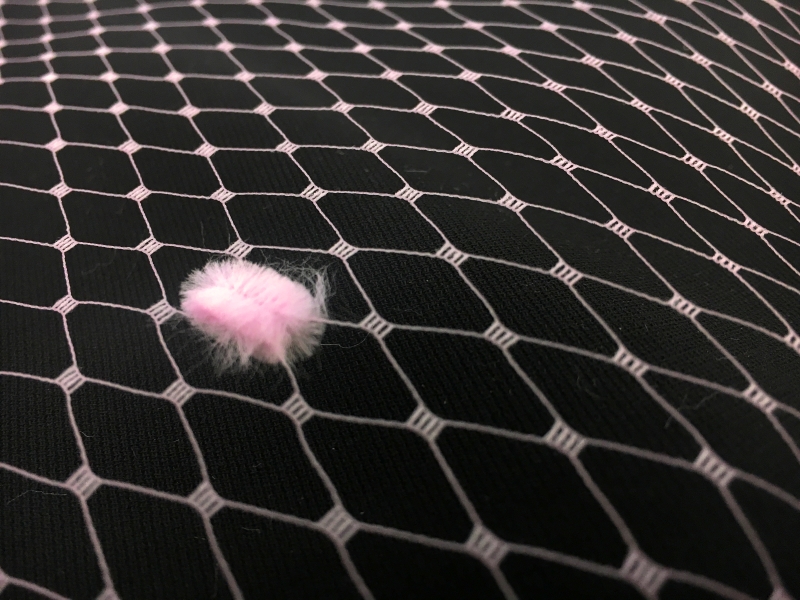 Birdcage Net with Poufs in Baby Pink1