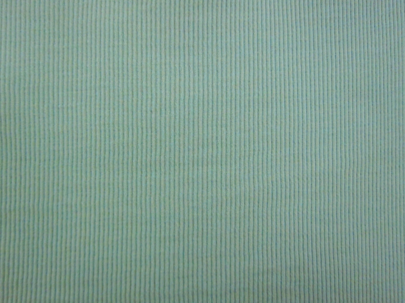 Virgin Wool Rib Knit in Seafoam0