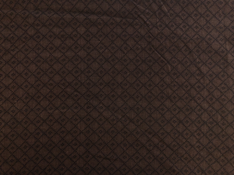 Brown Cotton Woven Novelty 0