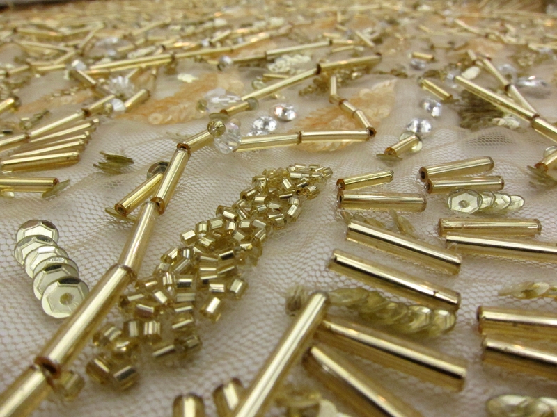 Novelty Hand Beaded Tulle2