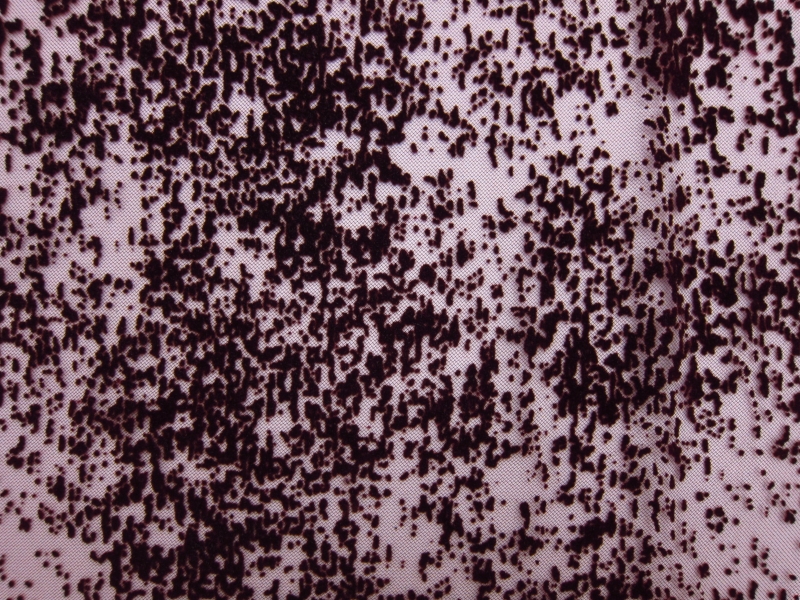 Flocked Tulle (in Burgundy)0