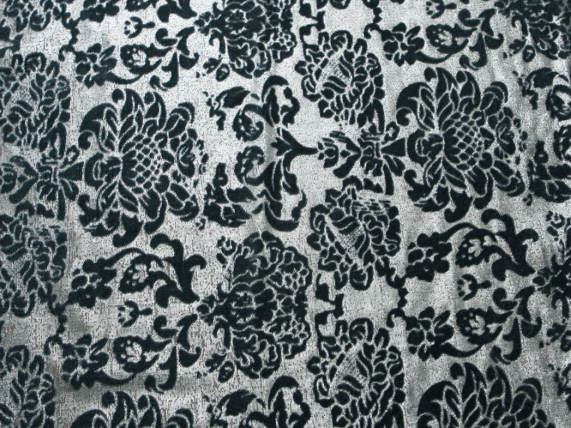 Silk Rayon Lurex BurnOut Velvet0