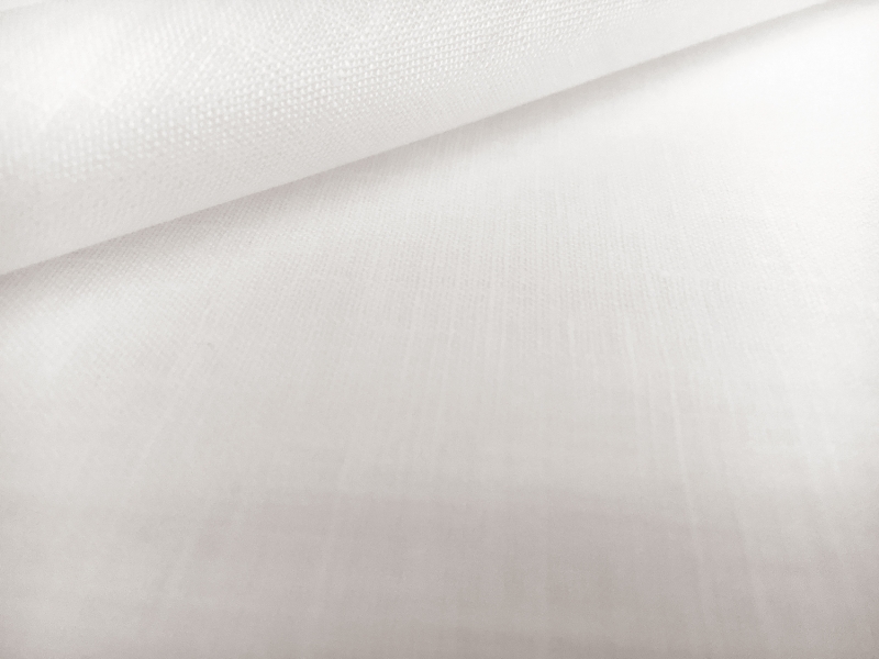 Irish Handkerchief Linen in White0