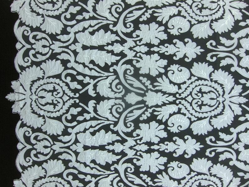 Laser Cut Satin on Tulle0