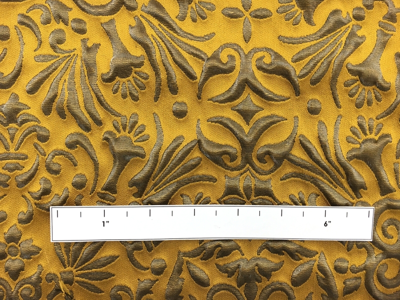 Silk and Poly Blend with Liquid Look Damask Patterns1