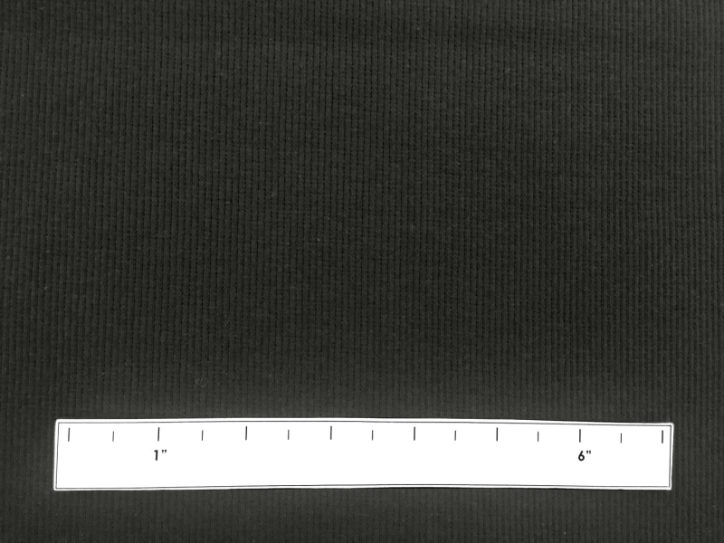 Japanese Cotton Rib Knit in Slate1