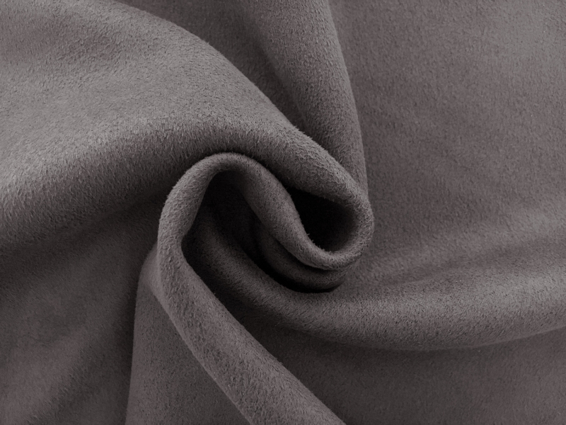 Stretch Suede with Scuba Backing in Charcoal2