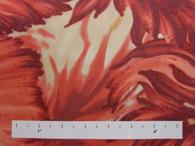 Glitter Printed Silk Chiffon0