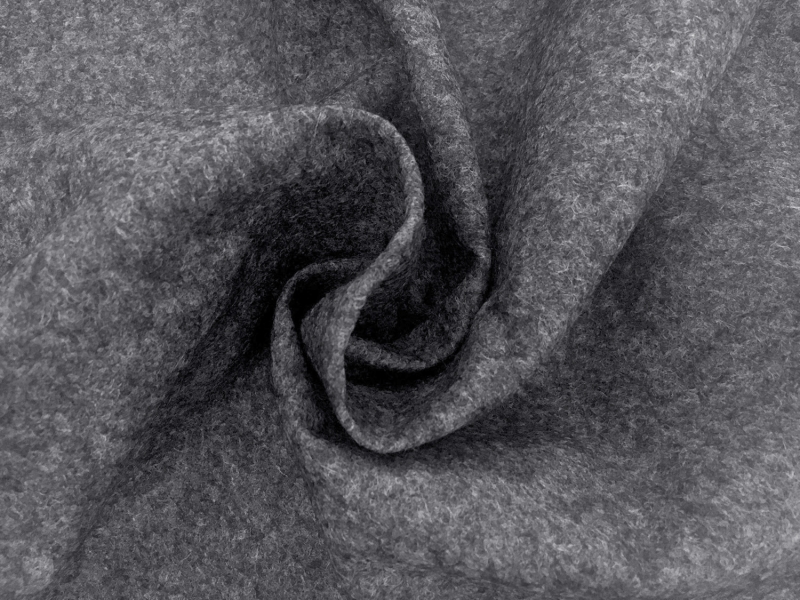 Italian Collar Felt in Medium Grey1